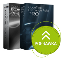Poprawki do CodeTwo Exchange Rules 2010 i CodeTwo Exchange Rules PRO