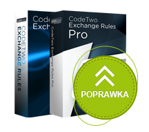 Aktualizacja CodeTwo Exchange Rules 2013, 2010, 2007 oraz Pro już dostępna!