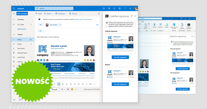 CodeTwo wydaje pierwszy na świecie webowy dodatek dla Outlook i Outlook w sieci Web