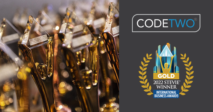 CodeTwo zdobywa cztery nagrody International Business Awards 2022