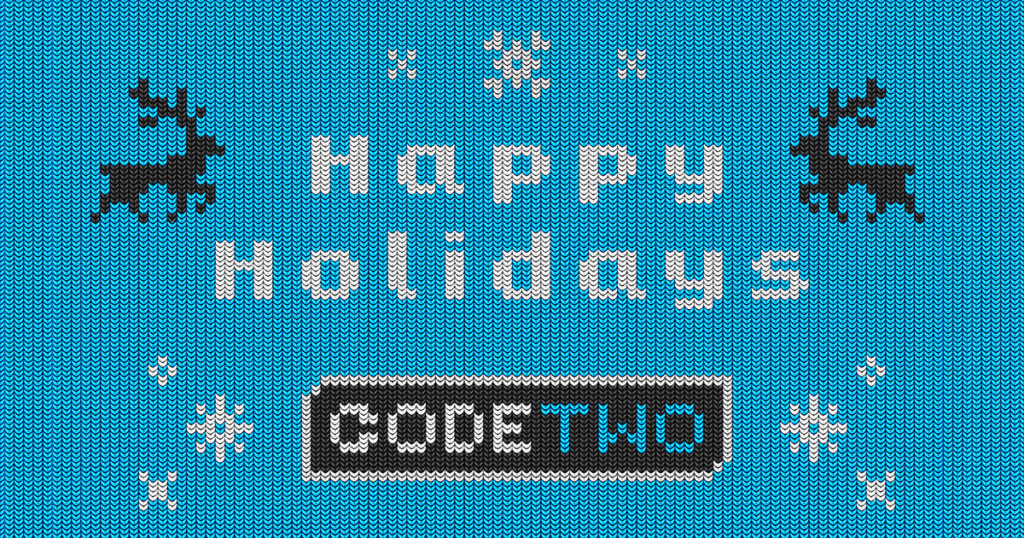 Wesołych Świąt i szczęśliwego Nowego Roku 2024 życzy CodeTwo!