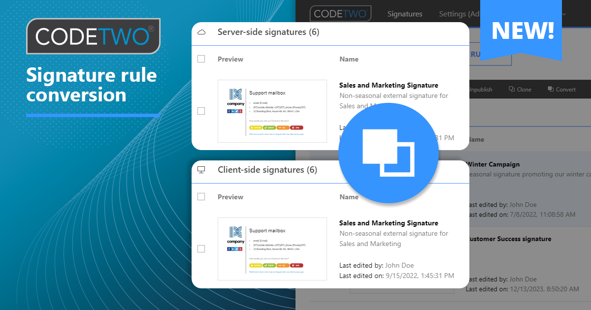 Automatyczna konwersja reguł stopkowych typu cloud i Outlook