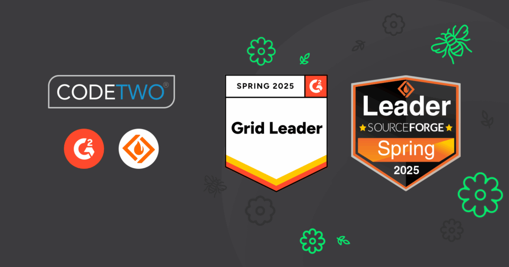 CodeTwo: lider na G2.com i SourceForge na wiosnę 2025
