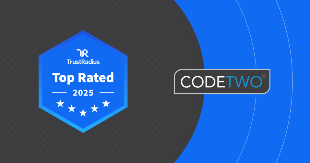 CodeTwo zdobywa nagrodę TrustRadius Top Rated 2025
