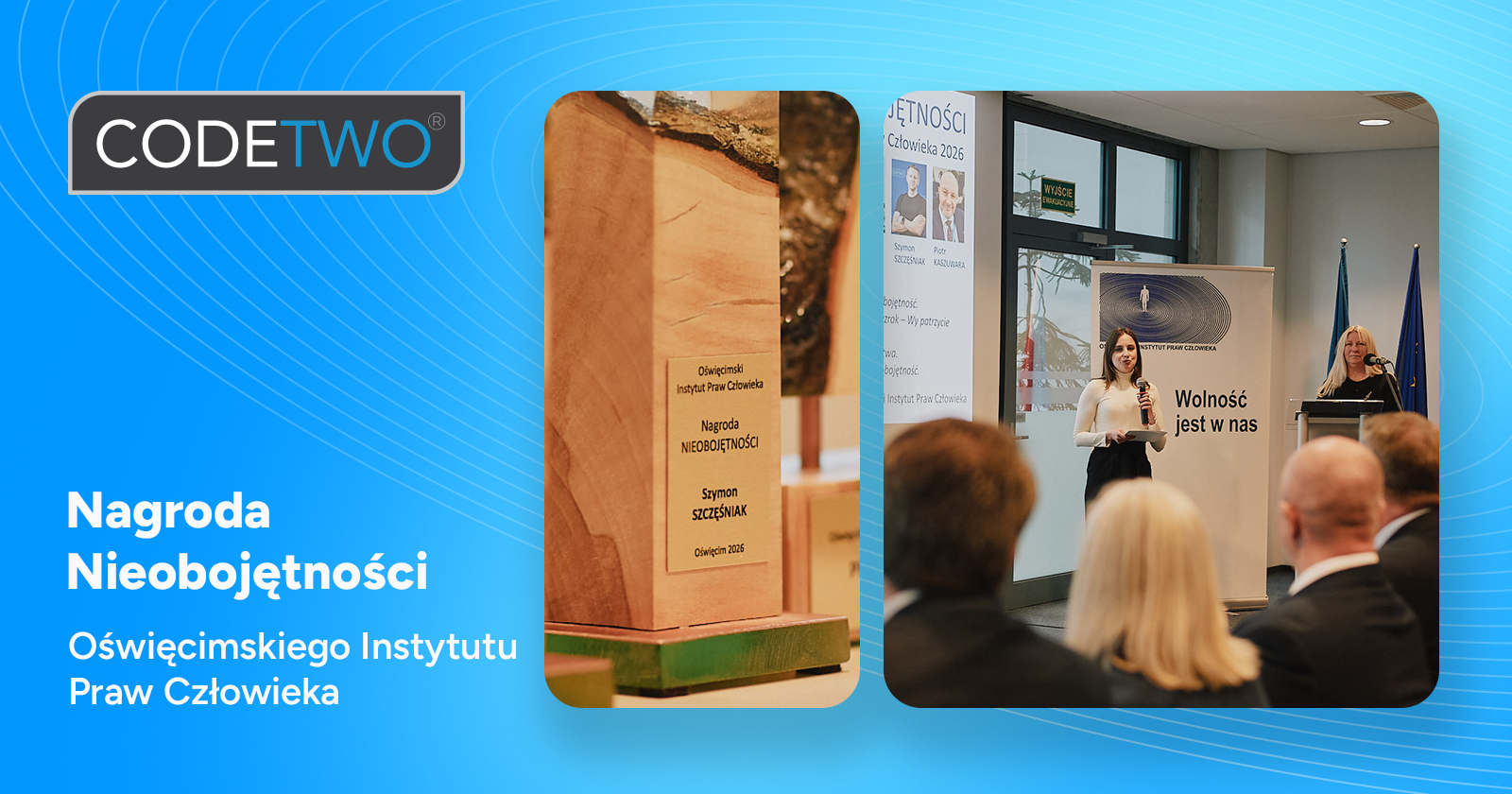 Szymon Szczęśniak wyróżniony Nagrodą Nieobojętności