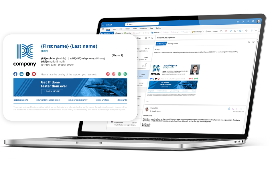 CodeTwo Email Signature and Branding Tool