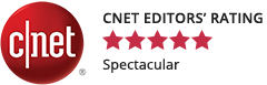 5 stars in CNET Editor’s Rating