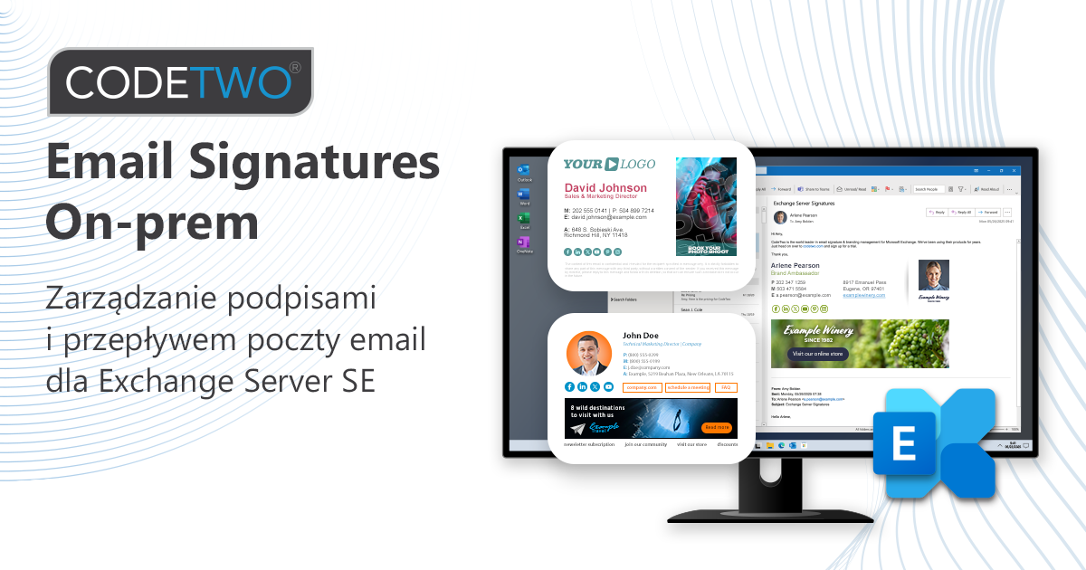 Zarządzanie podpisami i przepływem email dla Exchange Server