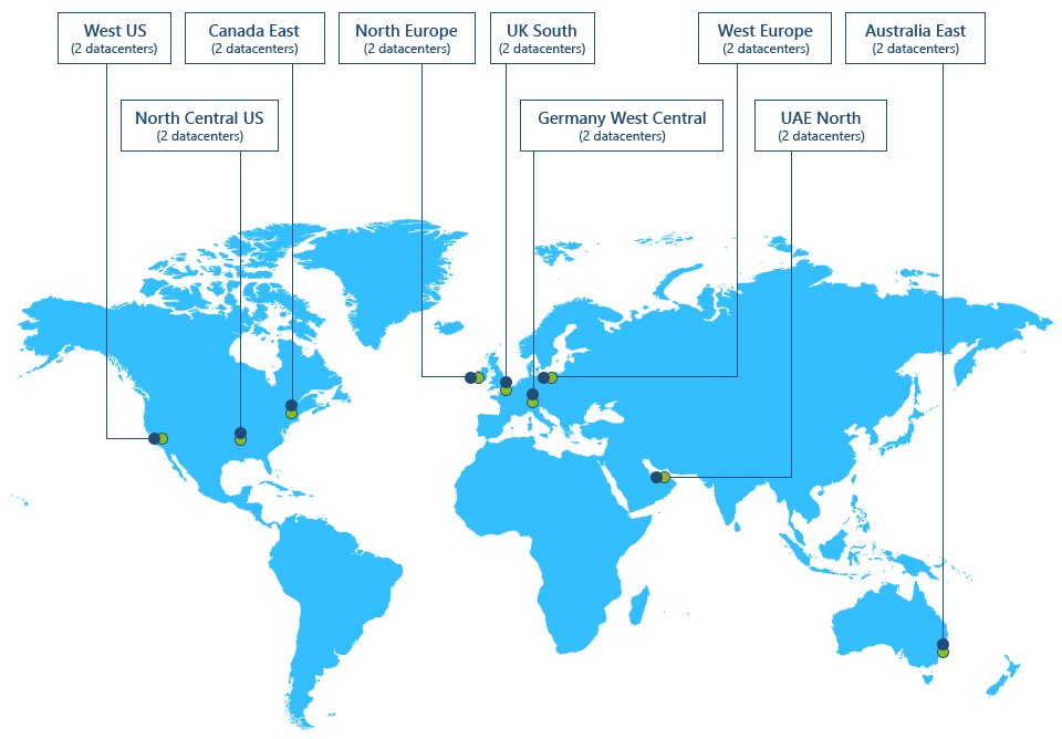 18 datacenters to help you stay GDPR-compliant