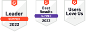 G2 Summer 2023 badges