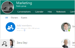 Zdjęcia dodane przez CodeTwo User Photos for Office 365 są także widoczne w Grupach Office 365.