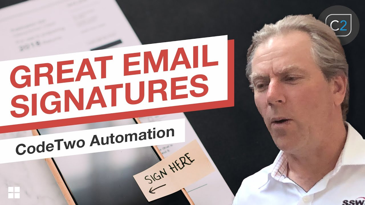Do you use great email signatures? CodeTwo email signatures automation review