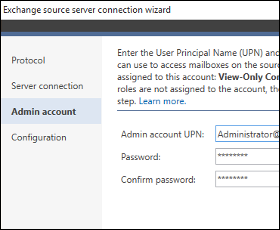 Establishing the server connection