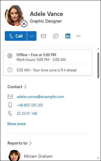 Zdjęcie z Active Directory wyświetlone w kontakcie w Microsoft Outlook Zdjęcie z Active Directory wyświetlone w kontakcie w Microsoft Outlook