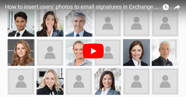 User photos in Active Directory and Office 365 - video.