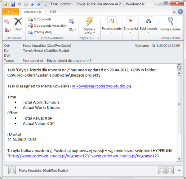 CodeTwo Task Workflow