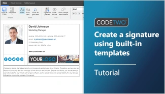 Tutorial: Tworzenie podpisu email w 2 minuty za pomocą wbudowanych szablonów