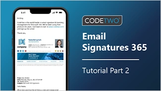 Podpisy email z CodeTwo, część 2: Projektowanie podpisu i konfiguracja reguły dodającej podpis